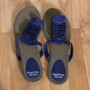 Unique purple sandals